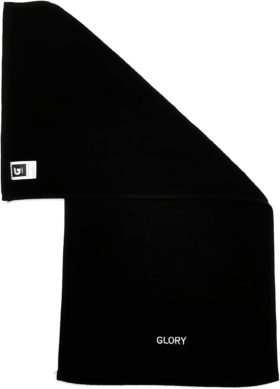 Glory Gym Towel - 100% Organic Cotton - Soft and Absorbent for Gym, Yoga, spa Dimensions (29.52 X 13.78 inch) 570 GSM (Black)